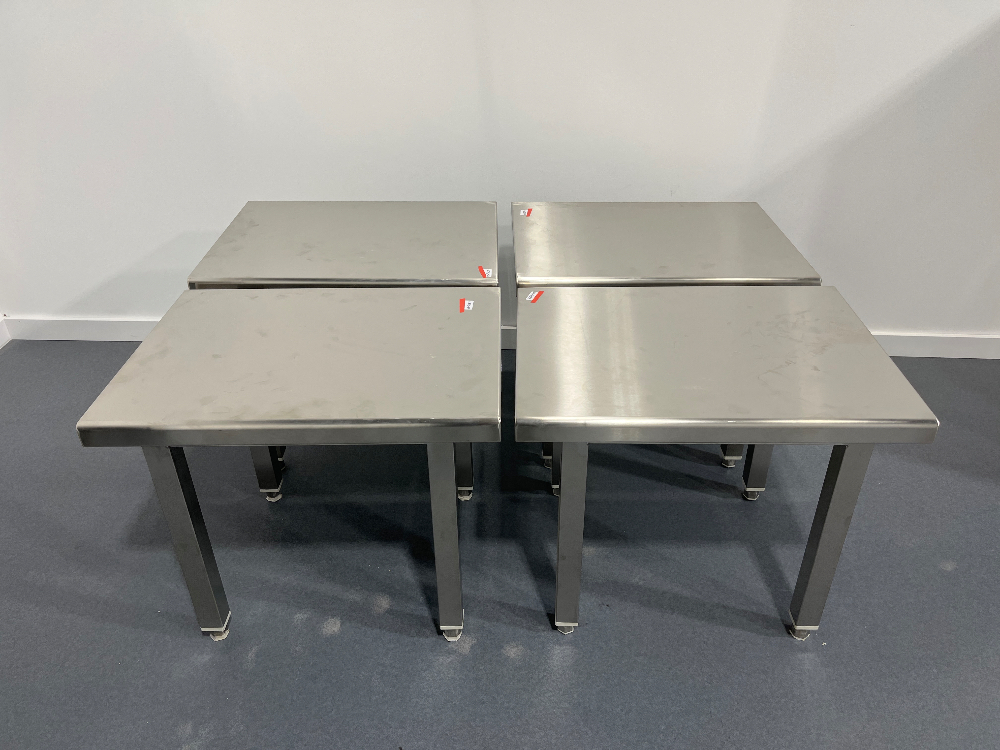 Image of Set of 4 Table Benches and Tables